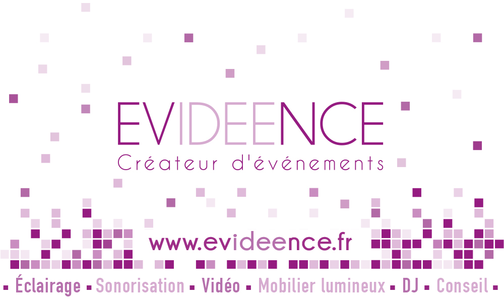 logo-EVIDEENCE 
CRÉATEUR D'EVÉNEMENT