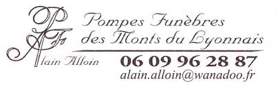 logo-POMPES FUNÈBRES DES MONTS DU LYONNAIS
ALAIN ALLOIN