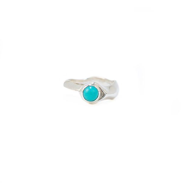 Bague en argent 925 et turquoise